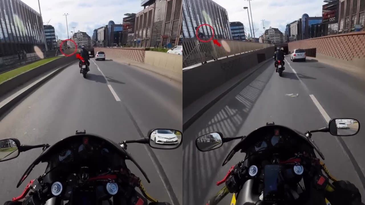 Jajka zamiast kamieni! Nowa moda wśród dzieciaków, która szokuje motocyklistów!